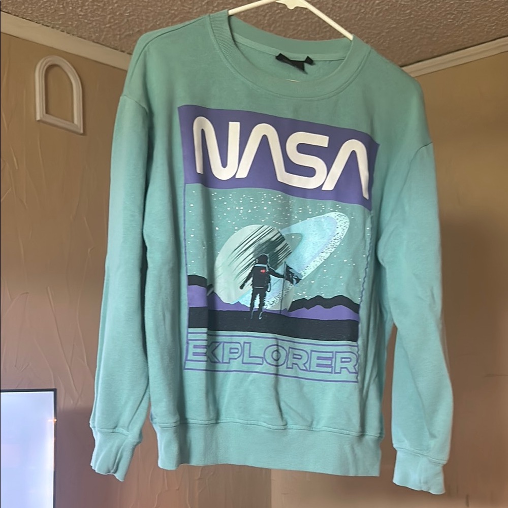 Explorer Mint Green Sweater